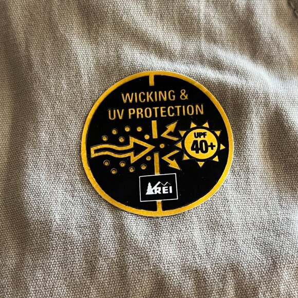 NEW REI Mens 36x32 Nylon Pants Sun Protection/Moisture Wicking Tan Khaki - Picture 3 of 10